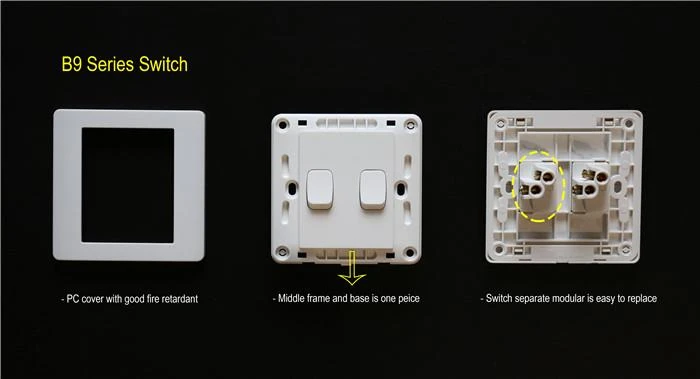 2 Gang 1 Way Switch