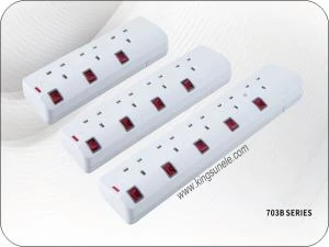 Mở rộng Socket 5 Gang 13Amp UK Socket Sử dụng tại nhà